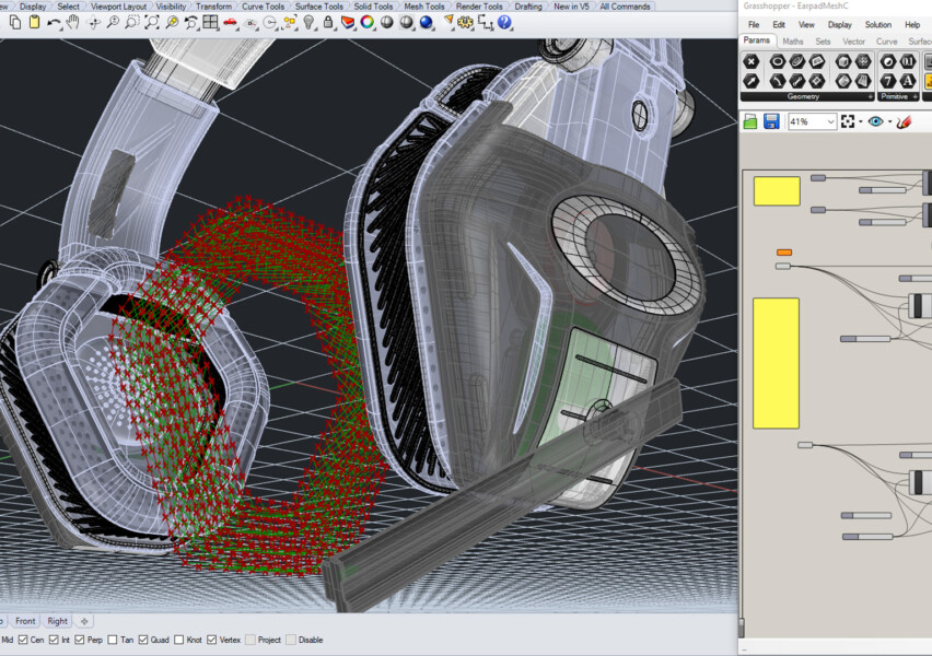 Node-based modeling and visual programming are effective ways to generate organic geometry bespoke to specific needs.
