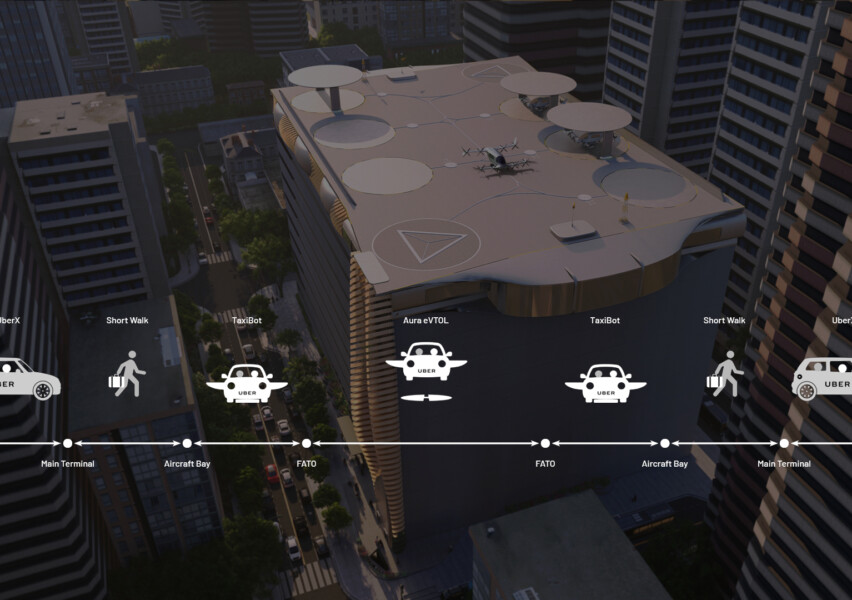 Outside of the user flow, we designed the transit system to include various modes of transport. From using an external elevator to bring passengers to the terminal to using vvehicle lifts and ferrying aircraft with TaxiBots, the system is designed to let travelers focus on the experience and their destination.